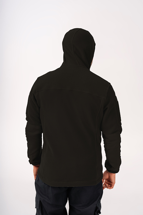 Батник Uform Fleece (капюшон) Черный S
