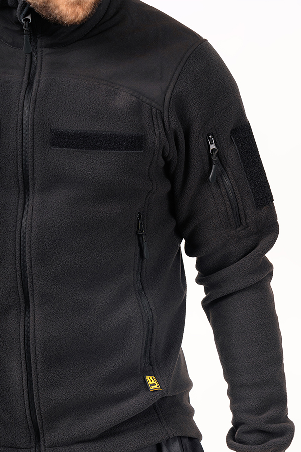 Батник Uform Fleece (с воротником) Черный XL